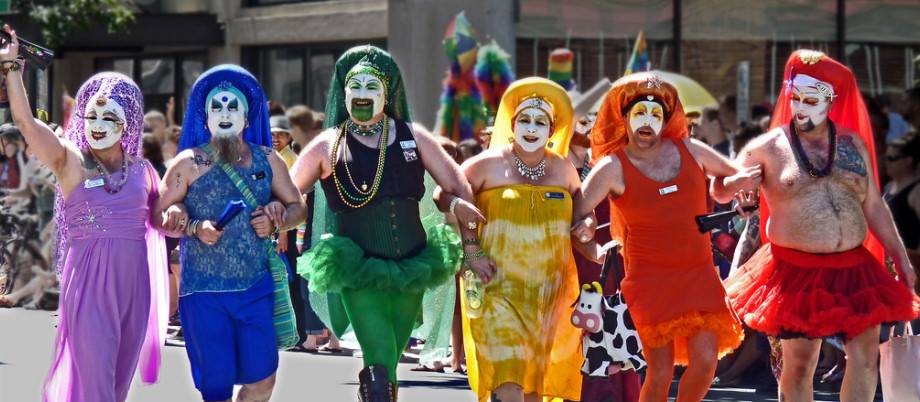 Walk with the Sisters at Seattle PRIDE!!!